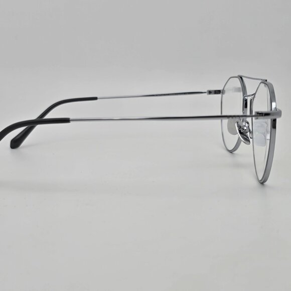 Diff Eyewear Sunday Silver Grey Frame Blue Light Blocking Lens Aviator Glasses - Picture 6 of 15